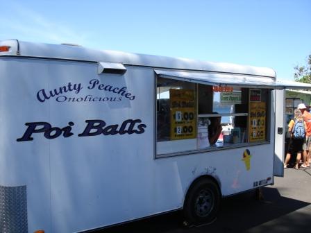 Poi balls in Hilo